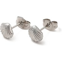 304 Stainless Steel Shell Shape Stud Earrings for Women — Costume Jewelry