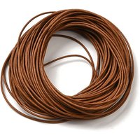 Cowhide Leather Cord for Jewelry, 1mm Diameter — Chains, Wire & Cord