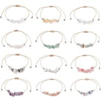 Ensemble de Bracelets en Gemmes Mixtes de 12 Pièces pour Femmes — Bracelet Femme