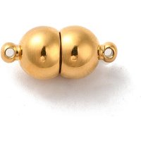 Fermoirs magnétiques en acier inoxydable 304, plaqués or 18K — Accessoires pour bijoux