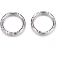 Anneaux Brisés en Acier Inoxydable 304 Non-Oxydables 12x1.5mm — Accessoires pour bijoux
