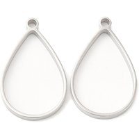 Pendants en Acier Inoxydable 304 en Forme de Goutte pour Fabrication de Bijoux — Outils de création de bijoux