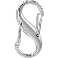 Clips de clé à ressort en alliage Double S pour camping et pêche — Accessoires pour bijoux