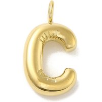 Ion Plating 304 Stainless Steel Balloon Letter C Pendant — Charms & Pendants