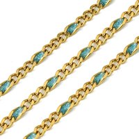 Chaînes en acier inoxydable 304 émaillées Ion Plating avec bobine, bleu cadet — Chaînes, fils et cordons