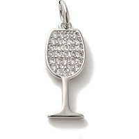 Pendants Cubiques Micro Pave en Laiton - Charms Martini Plaqués Or 18K — Breloques et pendentifs