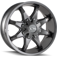ION 181 Gray Wheels - 20x9 Size, 6x135 Bolt Pattern, 18 Offset — Wheels & Rims