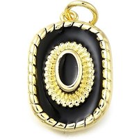 Brass Enamel Cowboy Hat Charm Pendant with Jump Ring — Charms & Pendants