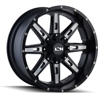 ION Wheel 184 Black Milled - 20x9 - 6x135 Bolt Pattern — Wheels & Rims