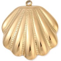 Pendentif Charm Organisme Marin en Acier Inoxydable 304, Plaqué Or — Breloques et pendentifs