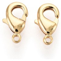 Attaches de homard en laiton, sans nickel, plaqué or 18K — Accessoires pour bijoux