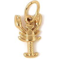 Charm en Acier Inoxydable 304 en Forme de Homard Doré avec Anneau — Breloques et pendentifs