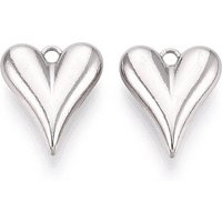 Charm en Acier Inoxydable 304 - Charm Coeur, Anti-Tarnish — Breloques et pendentifs
