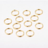 Anneaux Brisés en Laiton, Sans Cadmium ni Plomb, 10x1mm, 2600pcs — Accessoires pour bijoux