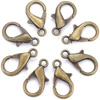 Attaches de homard en alliage de zinc, attaches à déclenchement de perroquet, bronze antique — Accessoires pour bijoux