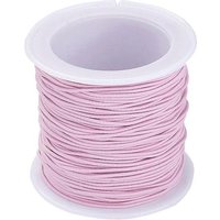 Corde élastique, rose, 1mm, 22,96 verges par rouleau