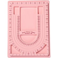 Tableaux de conception en plastique pour colliers, rose
