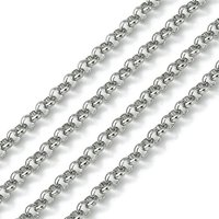Chaînes Rolo en Acier Inoxydable 304, Non Soudées, 4x1.5mm