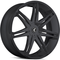Kraze KR143 Epic Satin Black Wheels - 24x9.5 - 5x115 Bolt Pattern