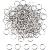Anneaux ouverts en acier inoxydable 304, 20 gauge, 7x0.8mm
