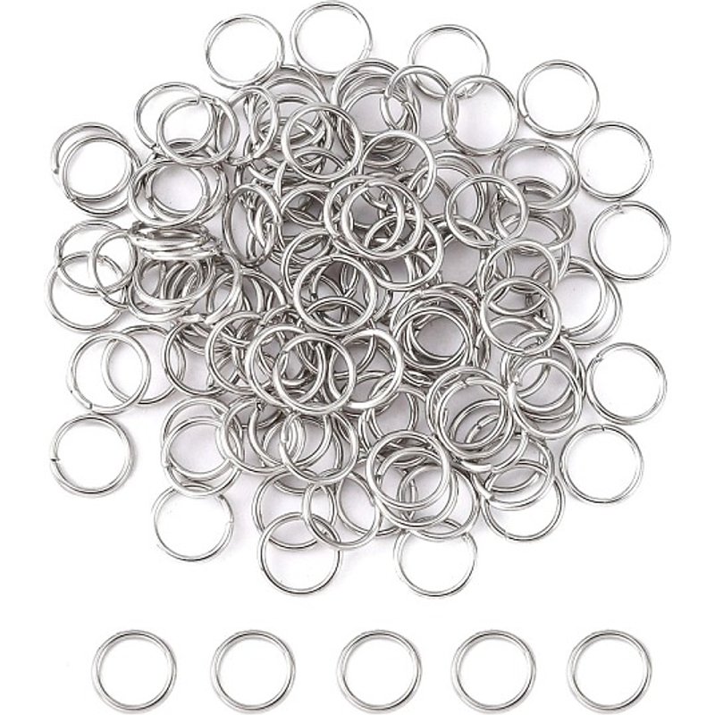 Anneaux ouverts en acier inoxydable 304, 20 gauge, 7x0.8mm — Accessoires pour bijoux