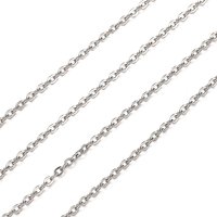Chaînes en Acier Inoxydable 304, Soudées, Ovales Plates, 32.8 Pieds — Chaînes, fils et cordons