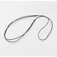 Korea Adjustable Waxed Cotton Cord Necklace Making, Black, 14.5-29 inches — Jewelry Making Tools