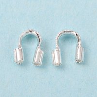 Gardiens de Fil en Laiton, Plaqué Argent, Sans Cadmium, Sans Plomb