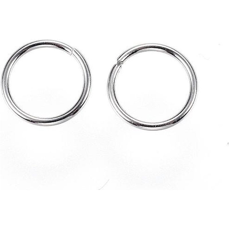 Anneaux ouverts en acier inoxydable 304 résistants au ternissement 10x1mm — Accessoires pour bijoux