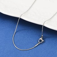 Non-Tarnish 304 Stainless Steel Snake Chain Necklace 18.1 inch — Pendant Necklace