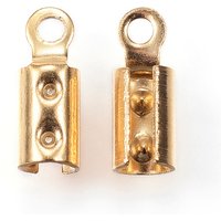 Embouts à sertir repliables en acier inoxydable 304, dorés