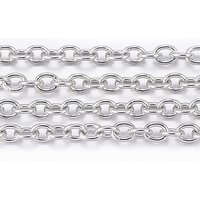 Chaînes de câble en acier inoxydable 304, soudées, en bobine, 32,8 pieds