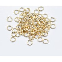 Anneaux ouverts en laiton, plaqués or 18K, sans nickel, 1400pcs