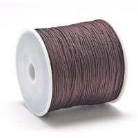 Fil en nylon Cordons de nouage chinois Brun coco 0.4mm 174.98 verges
