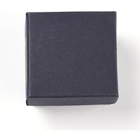 Kraft Paper Cardboard Square Jewelry Ring Boxes with Sponge Inside
