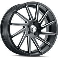 Roues Kraze KR181 Spinner Milled Noir Brillant - 22x8.5 - 5x120 — Roues et jantes