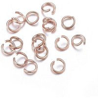 Anneaux Brisés en Acier Inoxydable 304, Rose Gold, 26 Gauge — Accessoires pour bijoux