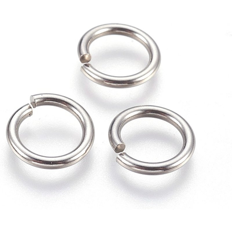 Anneaux ouverts en acier inoxydable 304, 12 Gauge, 300pcs/sac — Accessoires pour bijoux