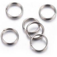 Anneaux fendus en acier inoxydable 304 résistants à l'oxydation, doubles boucles — Accessoires pour bijoux