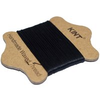 Fil de nylon ciré, noir, 0,65 mm, 21,87 verges