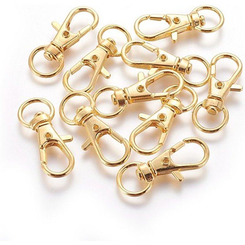 Attaches de type homard pivotant en alliage pour la création de bijoux — Accessoires pour bijoux