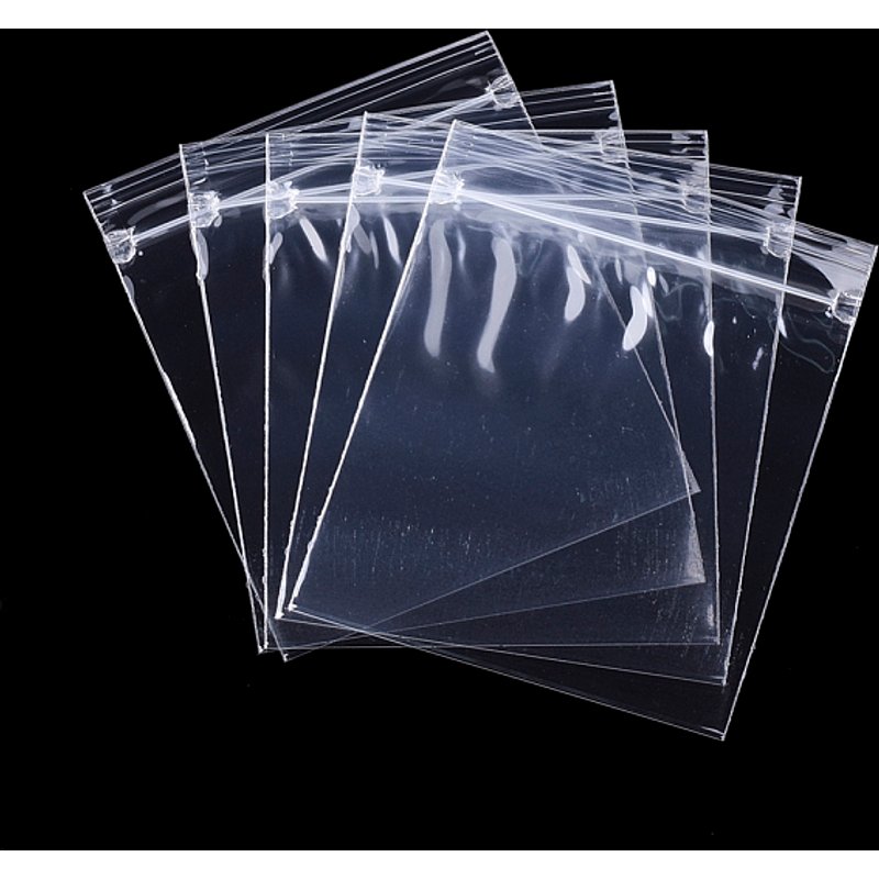 Sacs à Glissière en Polypropylène, Resealable, Transparent, 11x9cm — Rangement et présentation