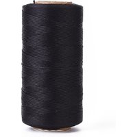 Corde en polyester ciré, fil de micro macramé, noir, 0,8 mm, 284,33 verges — Chaînes, fils et cordons