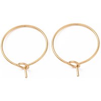 Trouvailles de Boucles d'Oreilles en Acier Inoxydable 316L avec Plaquage Ionique — Accessoires pour bijoux