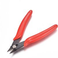 45# Carbon Steel Jewelry Pliers and Flush Cutter with Plastic Handles — Jewelry Making Tools