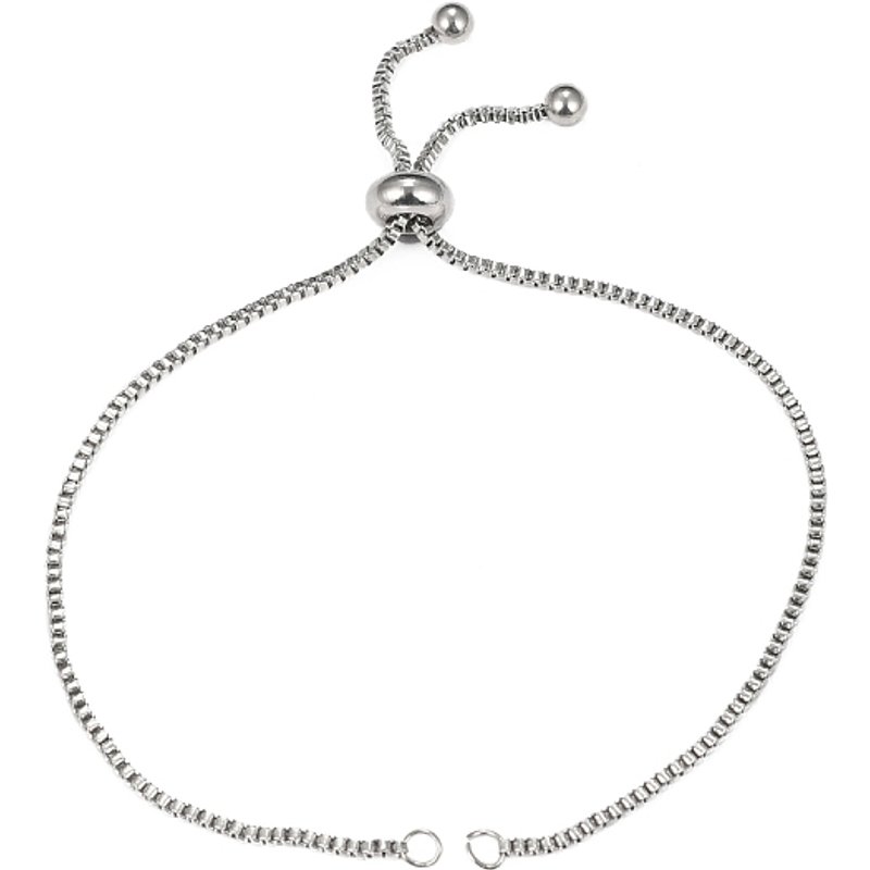 Adjustable 304 Stainless Steel Slider Bracelets for Jewelry Making — Jewelry Making Tools