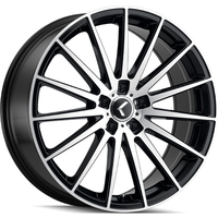Kraze KR191 Stunna Matte Black Wheels - 22x8.5 - 5x112 - 38 Offset