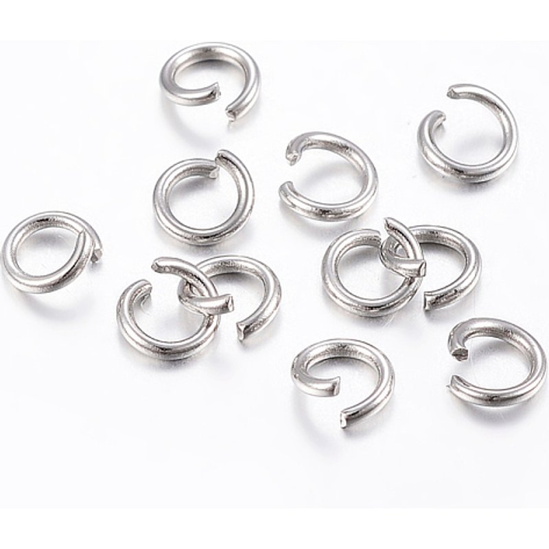 Anneaux Brisés Ouverts en Acier Inoxydable 304, Non-Tarnissant, 606pcs — Accessoires pour bijoux