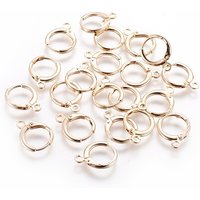 Trouvailles de Boucles d'Oreilles Huggie en Laiton avec Boucle Horizontale, Sans Nickel — Accessoires pour bijoux