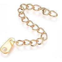 304 Stainless Steel Chain Extender with Teardrop Charms — Jewelry Findings